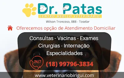 Clínica Veterinária Dr. Patas | Birigui 24h en Araçatuba